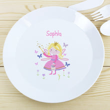 Children's Personalised Garden Fairy Plastic Plate