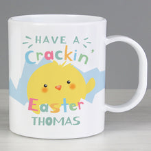 Personalised 'Have A Crackin Easter' Children's Plastic Mug
