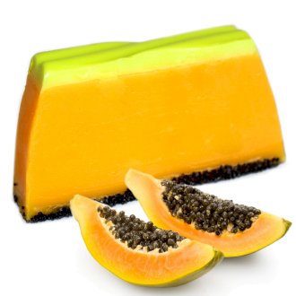 Tropical Paradise Handmade Soap Slice - Papaya