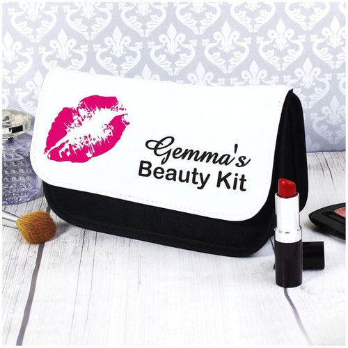 Personalised Make Up Bag - Lip Design