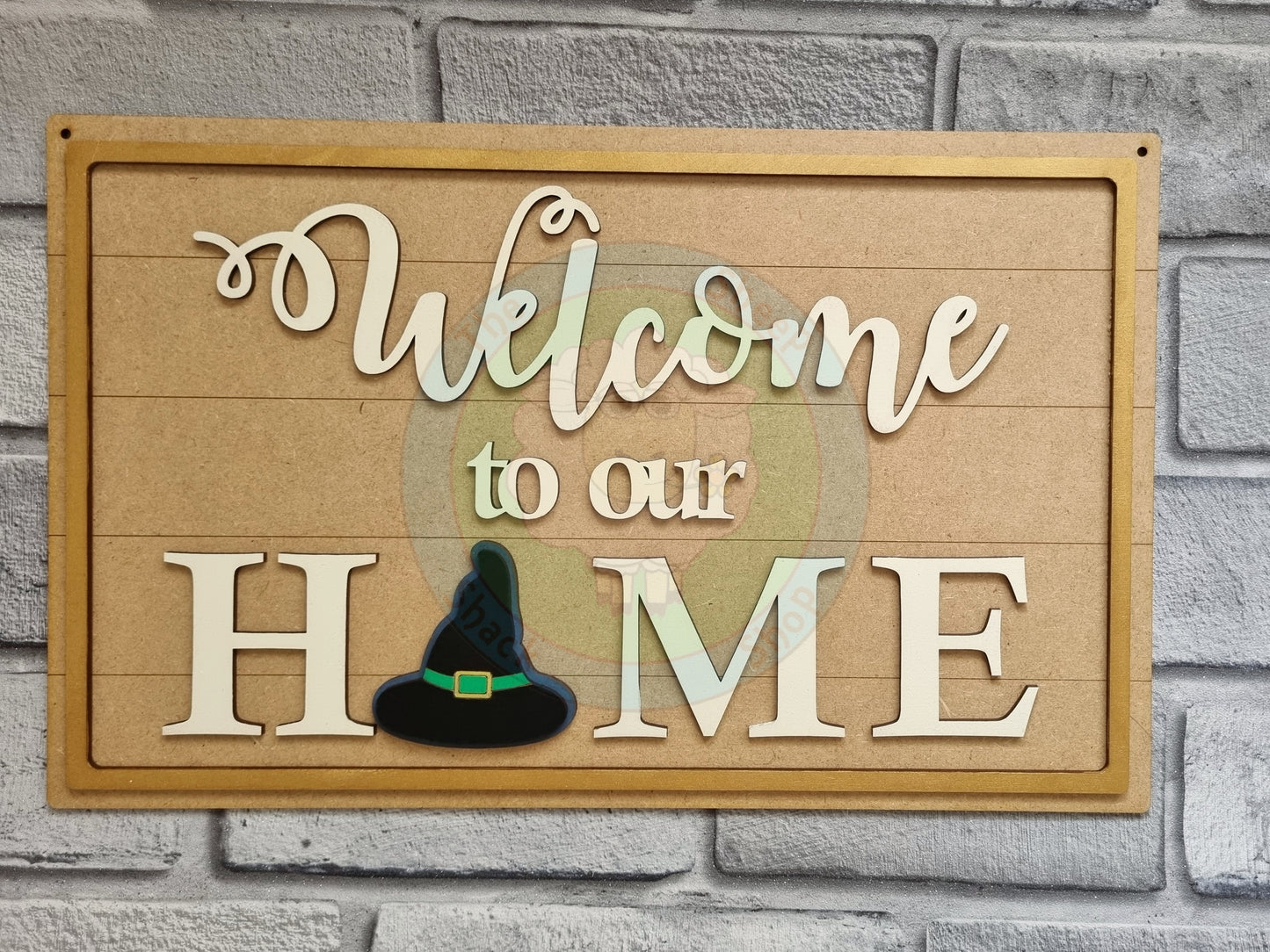'Welcome to our Home' Interchangeable Sign