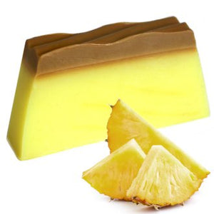 Tropical Paradise Handmade Soap Slice - Pineapple