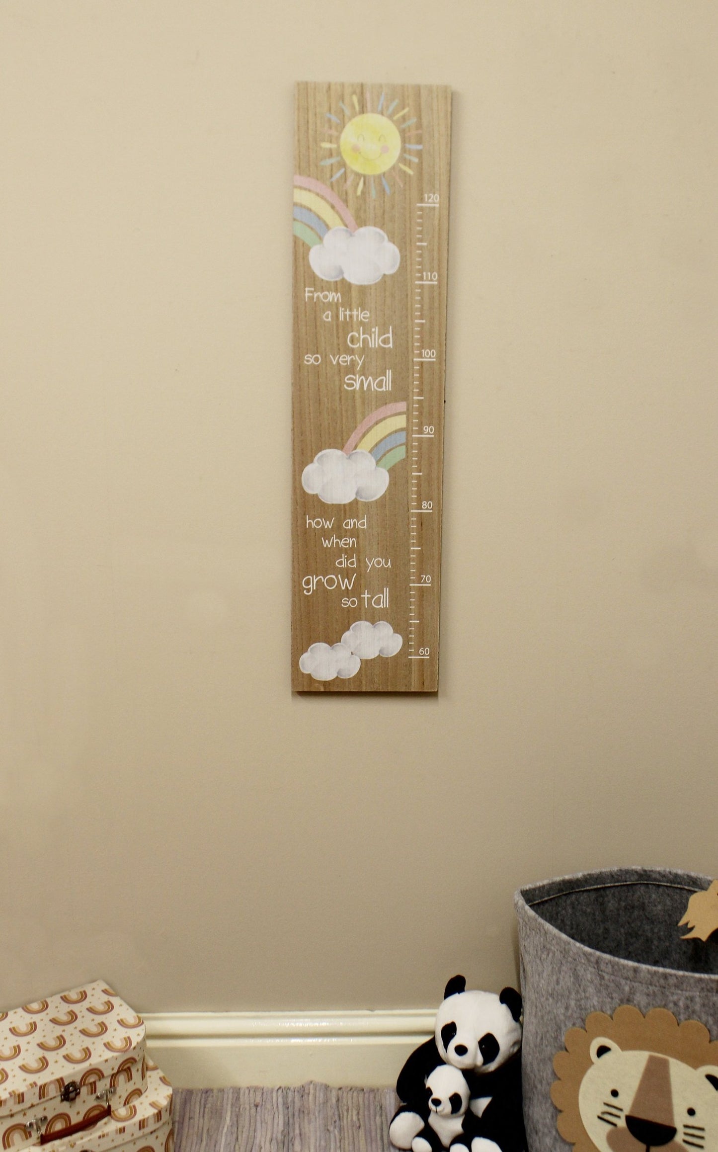 Rainbow Height Chart - UK Only