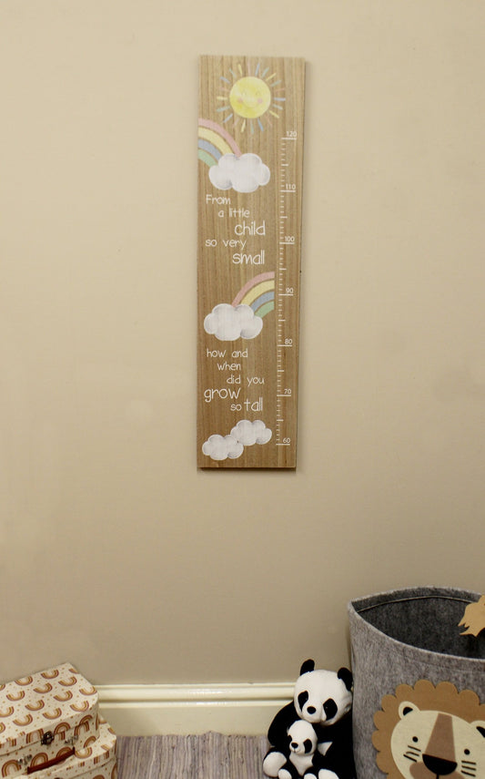 Rainbow Height Chart - UK Only