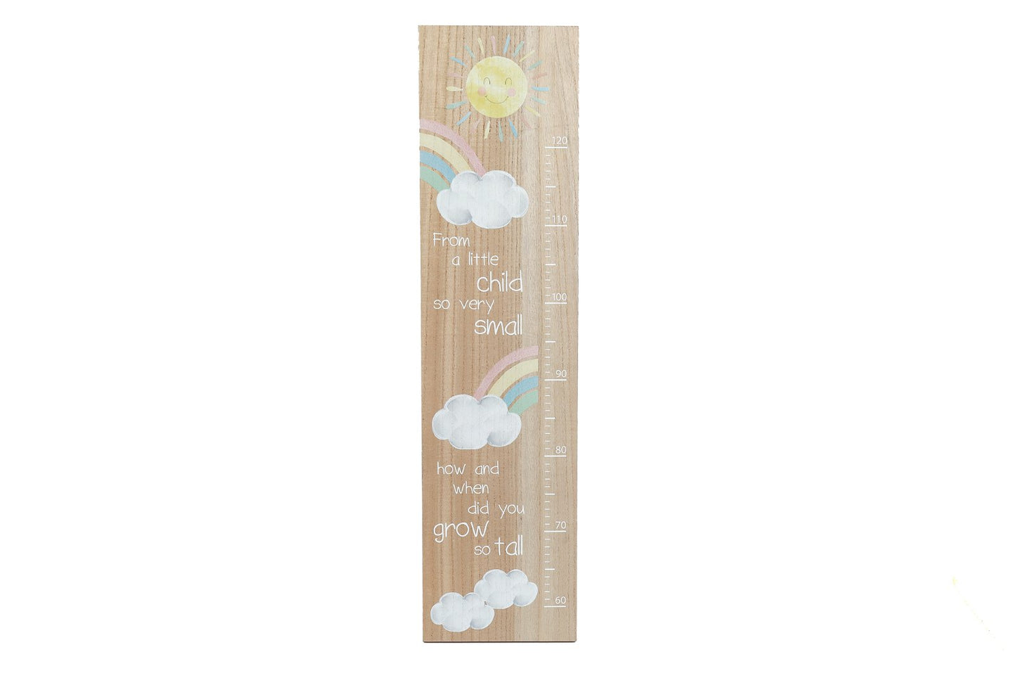 Rainbow Height Chart - UK Only