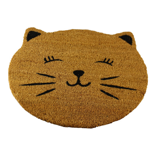 Cat Design Coir Doormat