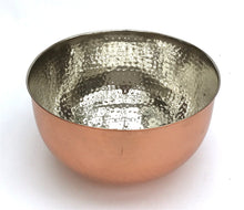 Large Hammered Copper Coloured Bowl - Variety of Uses