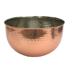 Large Hammered Copper Coloured Bowl - Variety of Uses