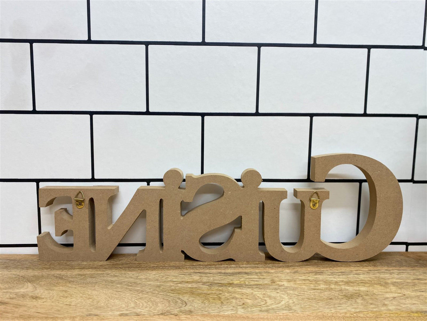 Hanging Wooden "Cuisine" Wall Decoration 42cm