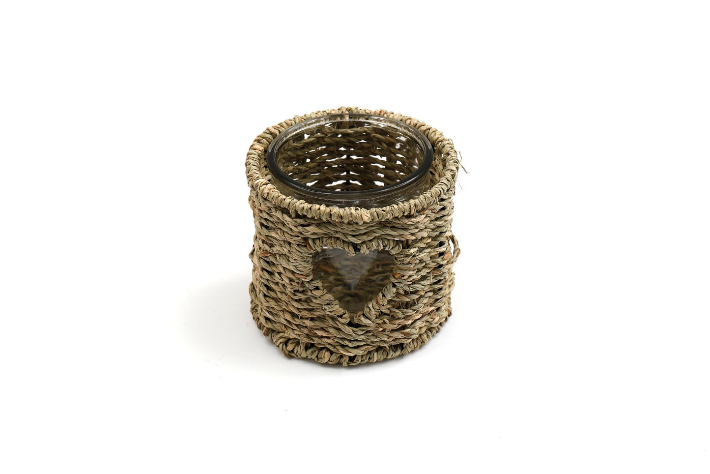 Small Seagrass Candle/Tealight Holder