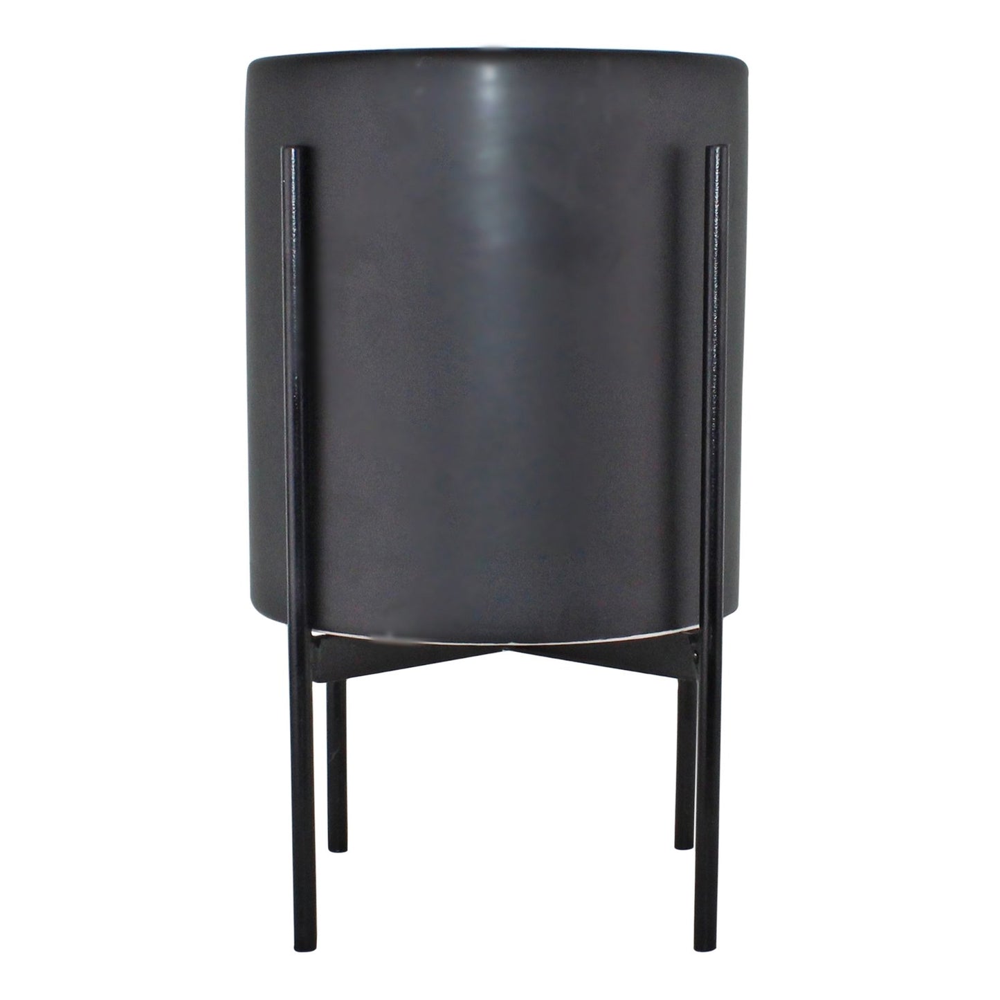Black Planter Metal Stand 28cm - (Indoor or Outdoor Use)