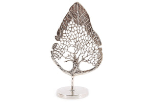 Silver Leaf Tree Ornament