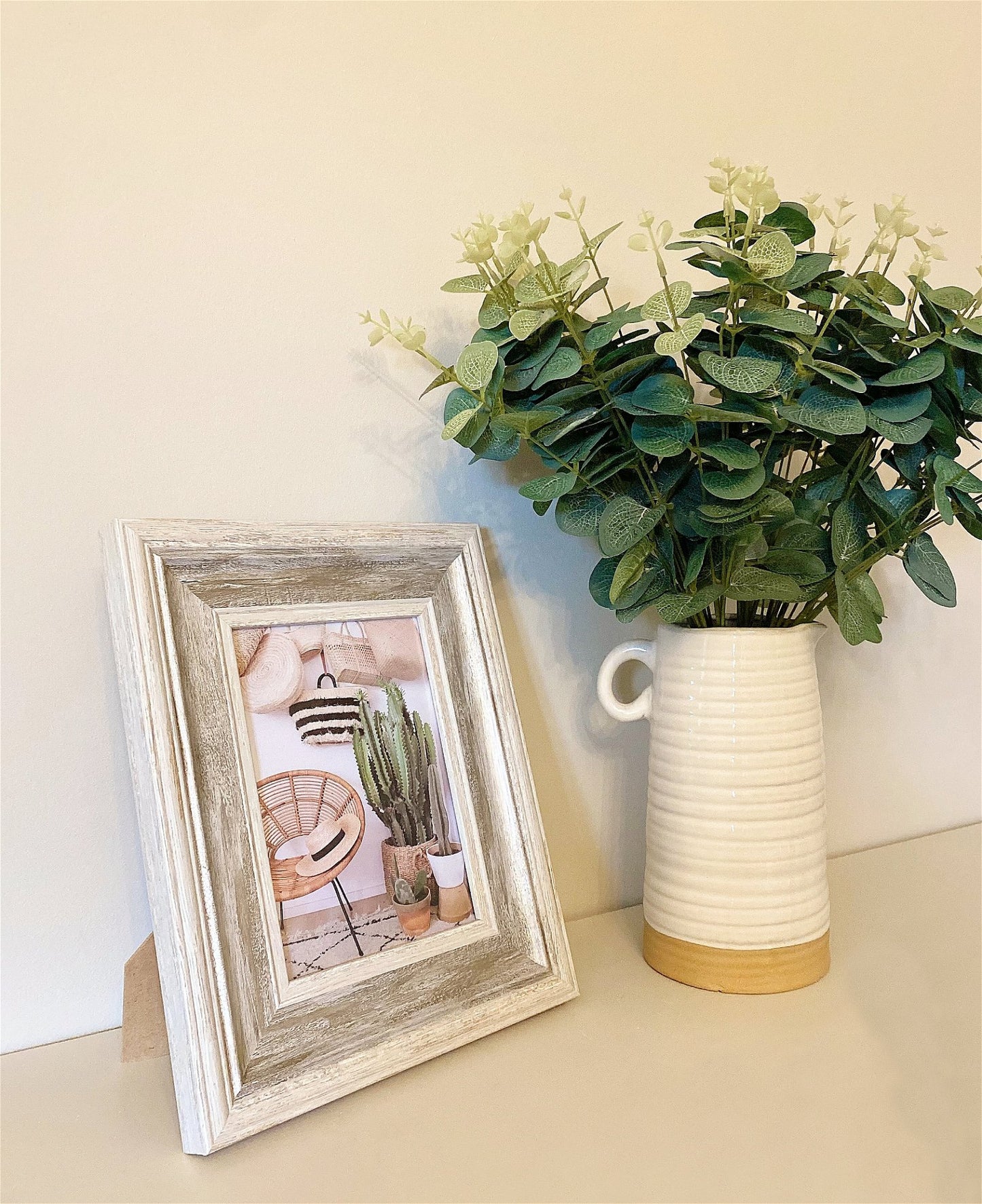 Antique White Photo Frame (5"x7")