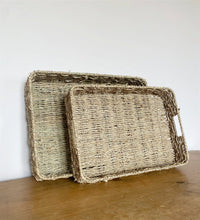 Two Dried Seagrass Trays