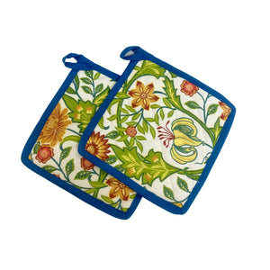 Pack of Two Blue Sussex Pot Holder/Stands