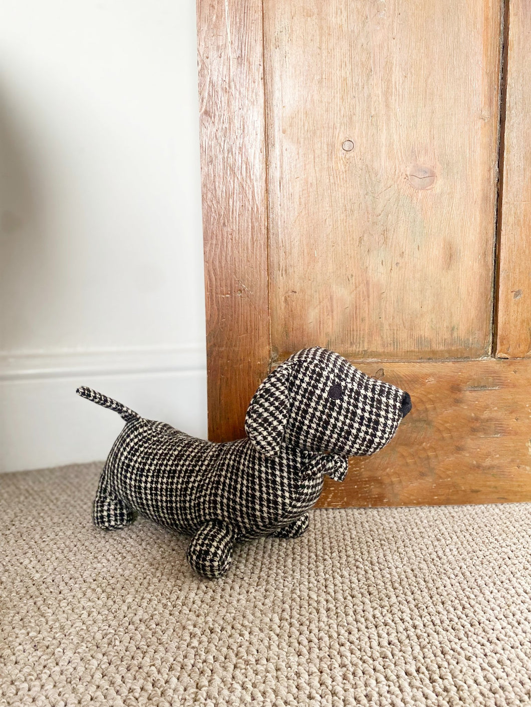 Grey clearance dog doorstop