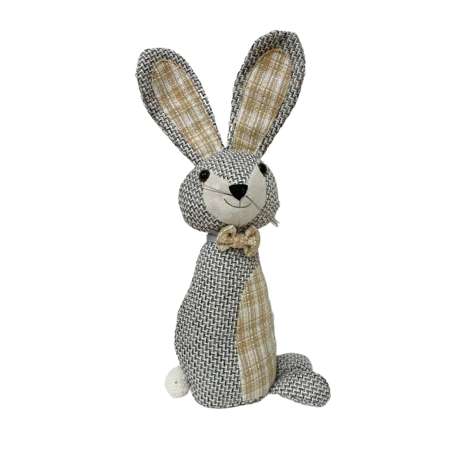 Woven Fabric Rabbit Doorstop