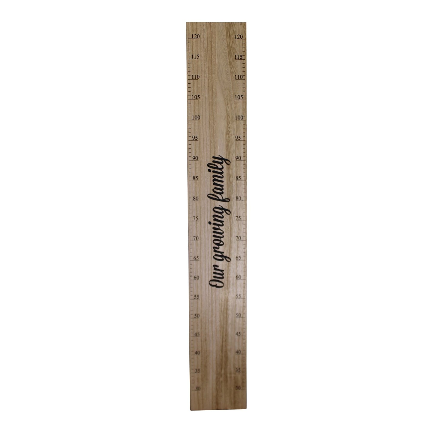 Height Chart Wall Plaque, Our Growing Family (100cm) - UK Only