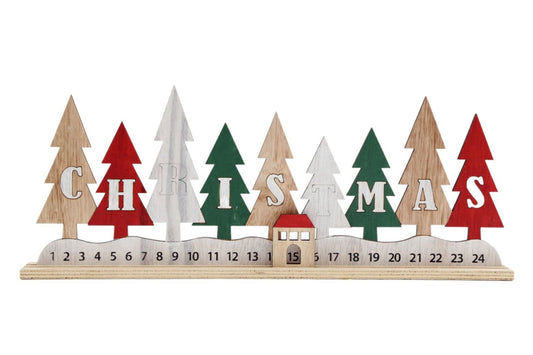 Wooden Christmas Tree Advent (Countdown)