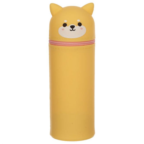 Adoramals Shiba Inu Dog Silicone Upright Pencil Case