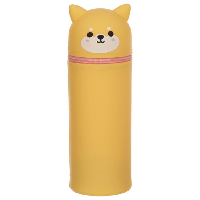 Adoramals Shiba Inu Dog Silicone Upright Pencil Case