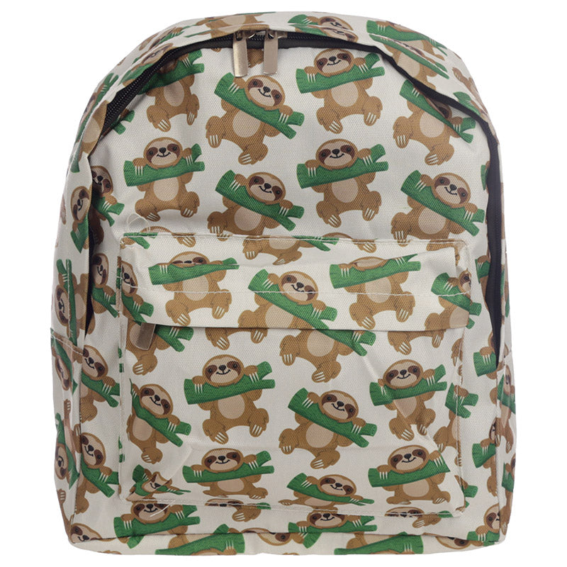 Sloth Preppy Backpack Sleepy Sloth Backpack – The Sheep Shack Shop