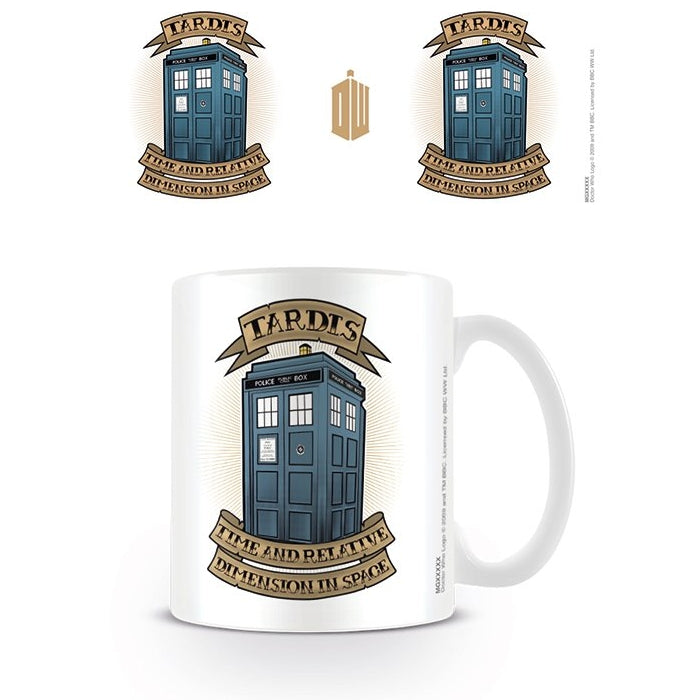 Doctor Who Tardis (Tattoo Effect) Mug