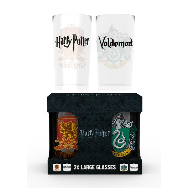 Harry Potter Crest Pack (Gryffindor & Slytherin) - Twin Pack