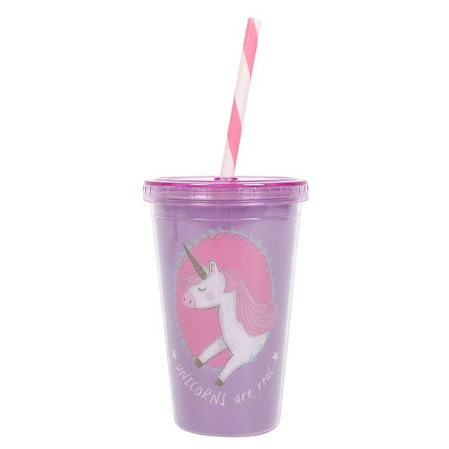 Unicorn Drinking Cup - Two Designs Available (Pink or Blue)