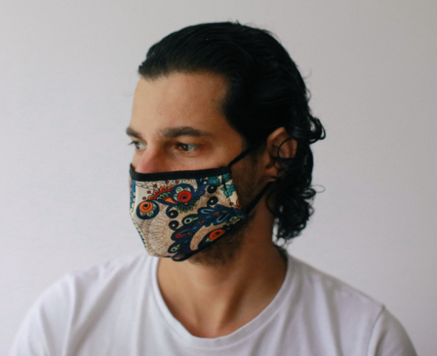 Autumn Leaves Reusable Face Mask inc. Filter (Large - Adult)