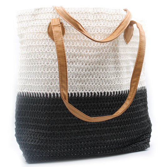 Back to the Bazaar Bag - Black and White