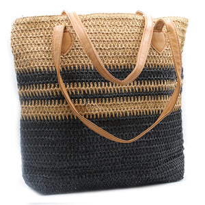 Back to the Bazaar Bag - Black and Tan