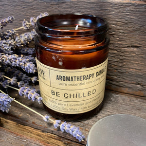 Aromatherapy Soy Wax Candle - Be Chilled (Lavender and Fennel)