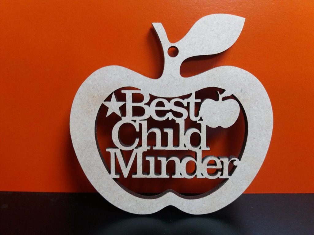 Wooden Best Child Minder Hanging Apple