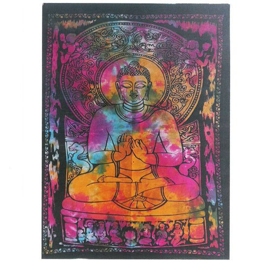 Cotton Wall Art - Peaceful Buddha Wall Hanging