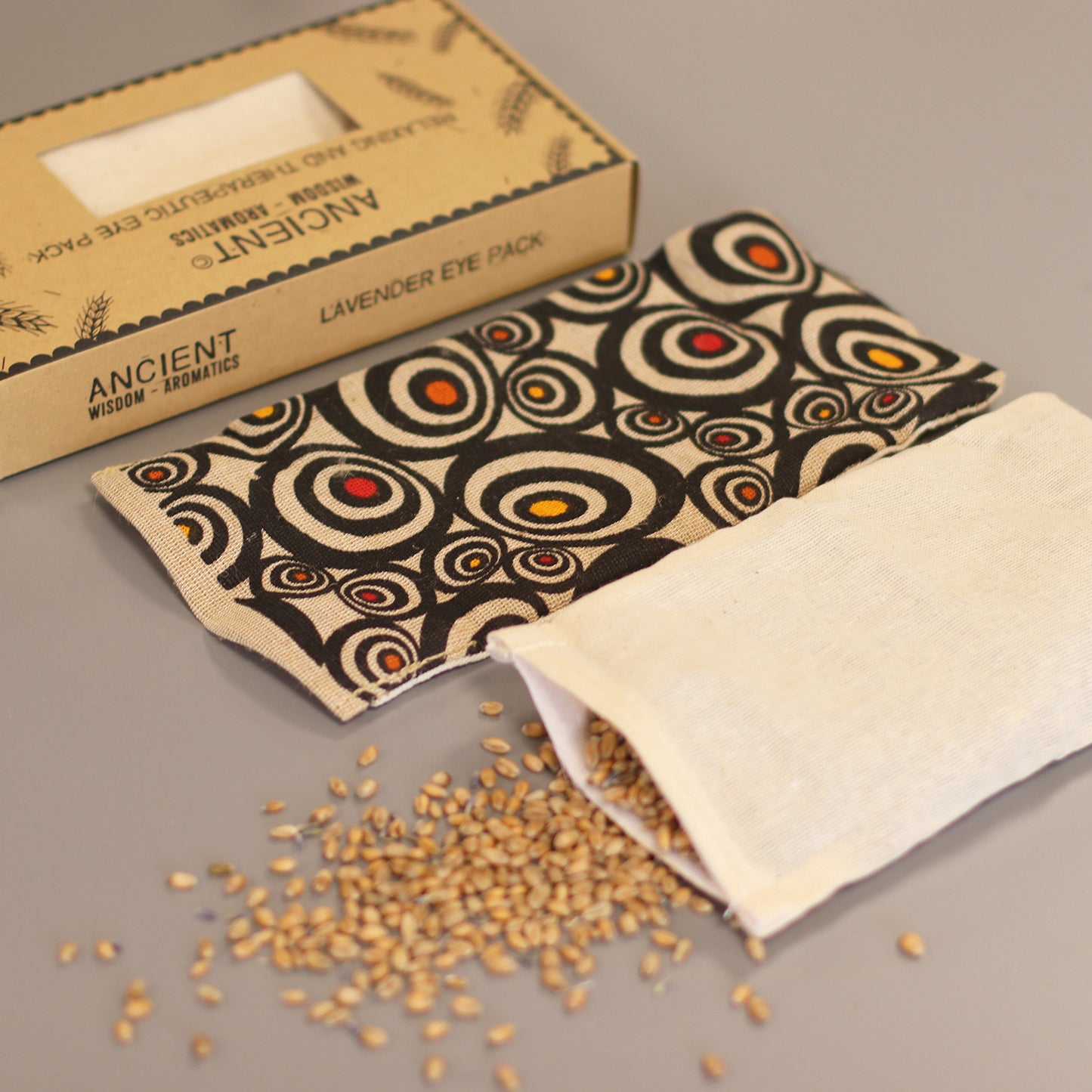 Lavender Natural Cotton and Juco Eye Pillow/Mask - Illusion (UK Only)