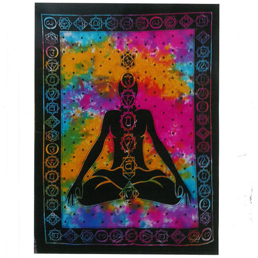 Cotton Wall Art - Chakra Buddha