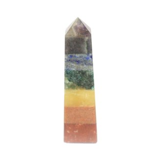 Gemstone Chakra (Rainbow) Obelisk