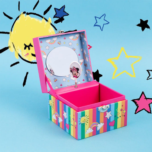 Disney - Minnie Mouse Rainbow Musical Jewellery Box