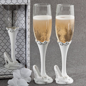 Once Upon A Time Fairy Tale Design Toasting Flutes