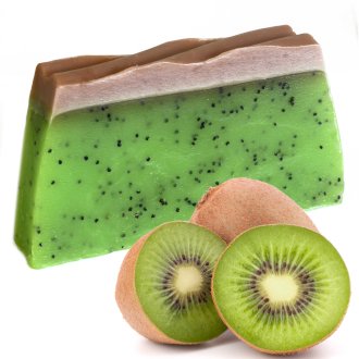 Tropical Paradise Handmade Soap Slice - Kiwifruit