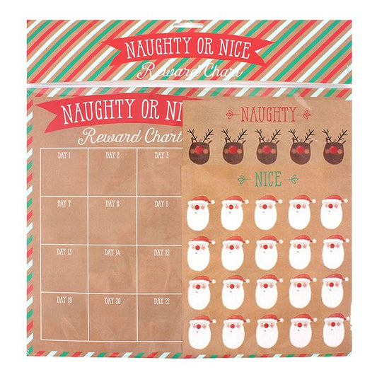 Naughty or Nice Christmas Reward Chart