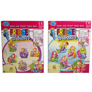 Childrens Make Your Own Fridge Magnet - Fairy or Mermaid Set