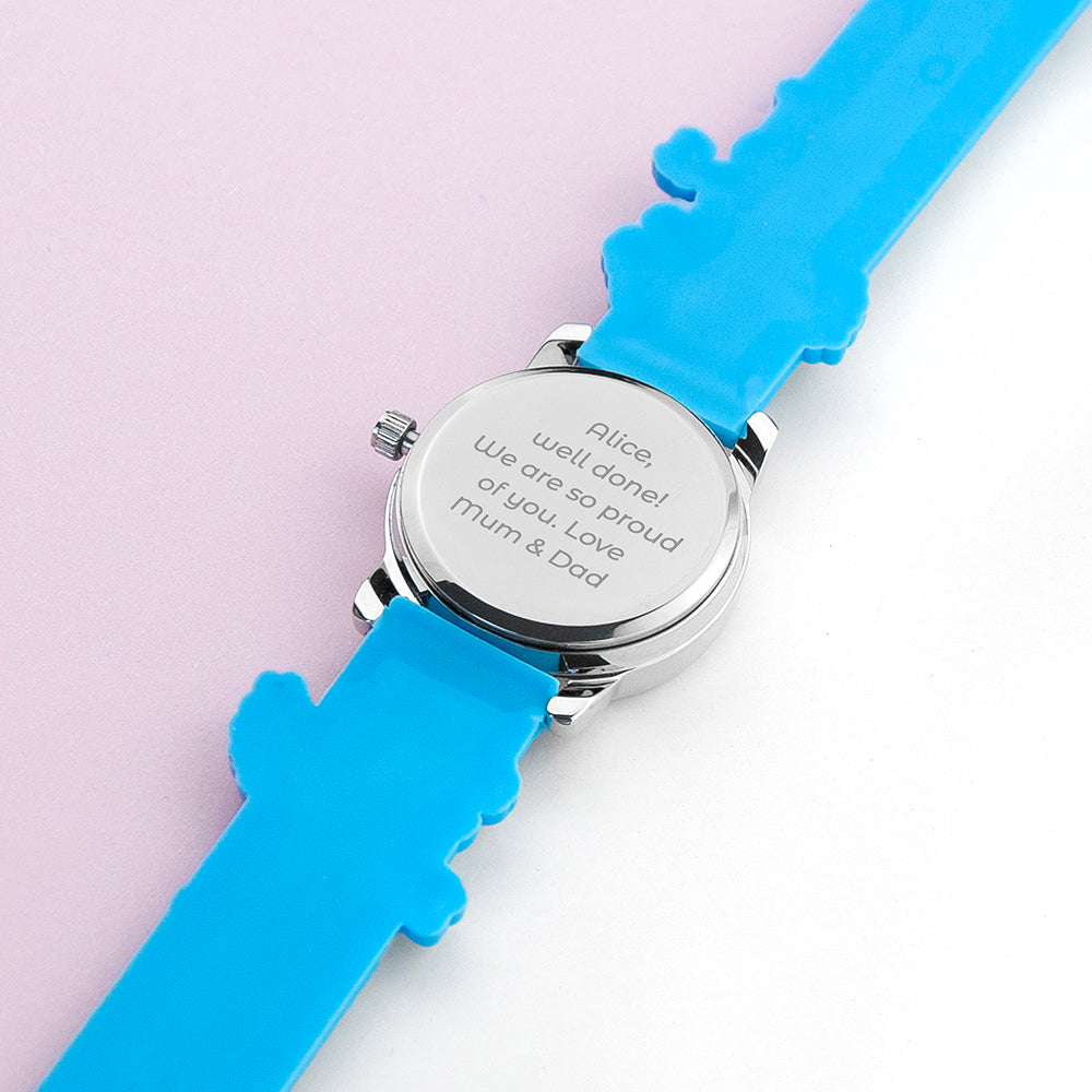Childrens Personalised Rainbow Unicorn Watch