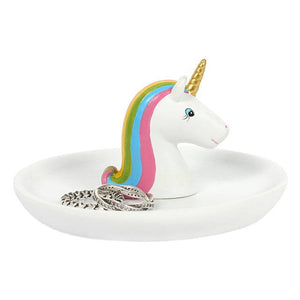 Rainbow Unicorn Ring Jewellery Dish