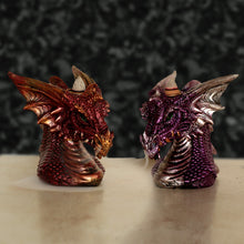 Backflow Incense Burner - Red or Purple Dragon Head