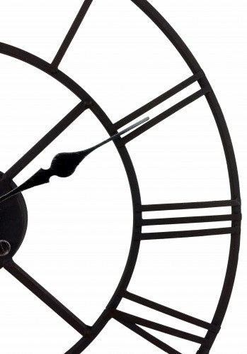 Metal Clock, Roman Numeral 60cm
