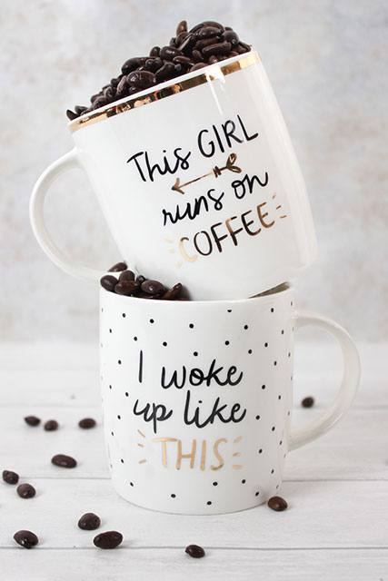 'This Girl Runs on Coffee' Mug