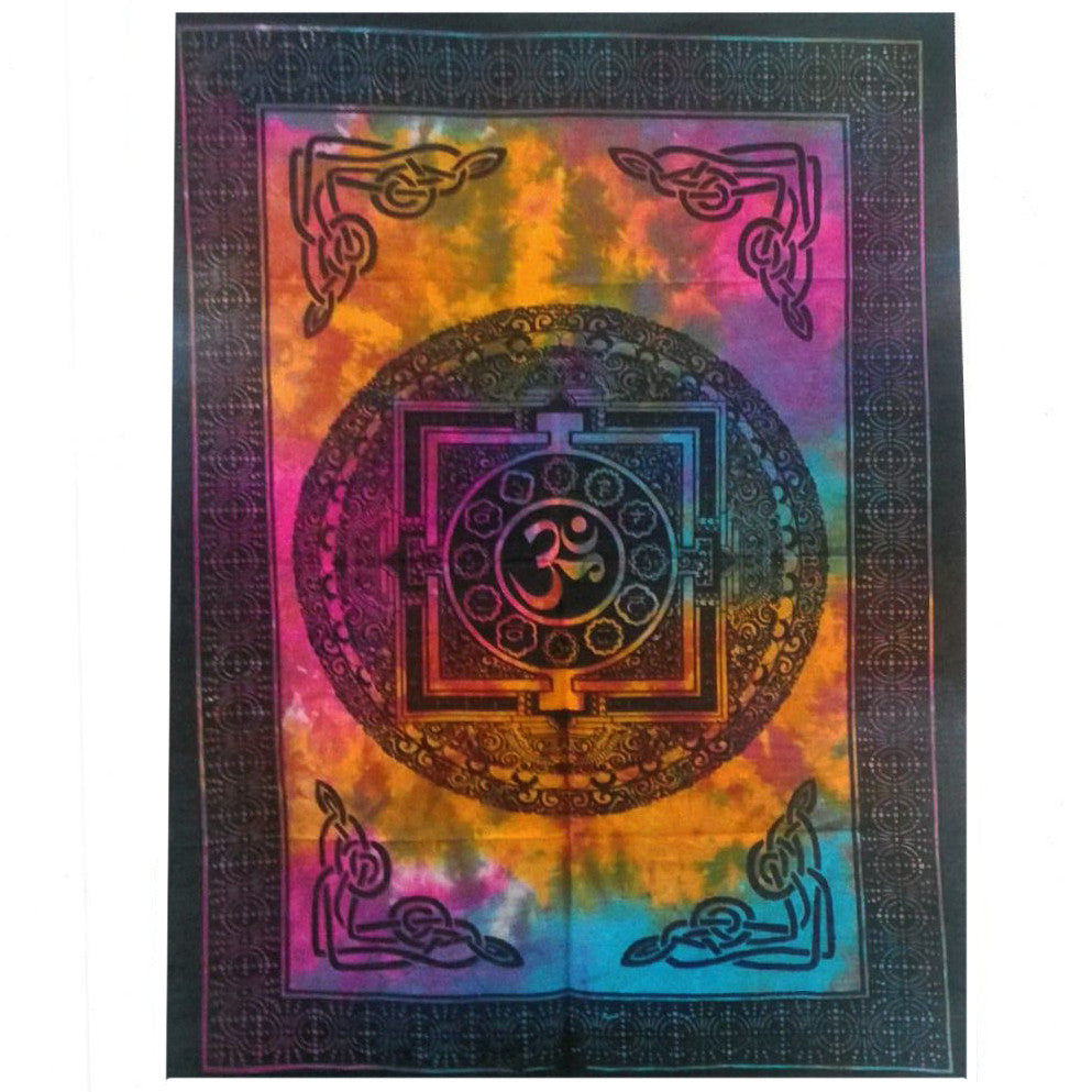 Cotton Art - Sacred Om Wall Hanging