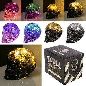 Large Two Toned LED Skull - Perfect for Halloween (various colours available)